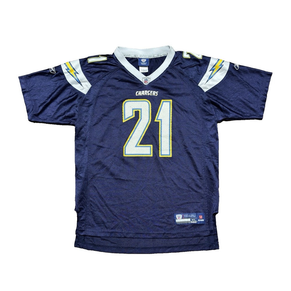 Reebok San Diego Chargers Tomlinson #21 Football NFL Jersey Youth XL Vintage